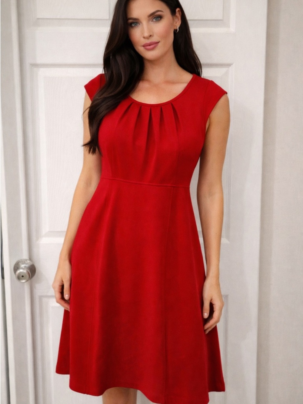 Spense brand fire red womens dress XL